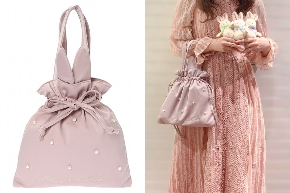 ラビットパールトートバッグ